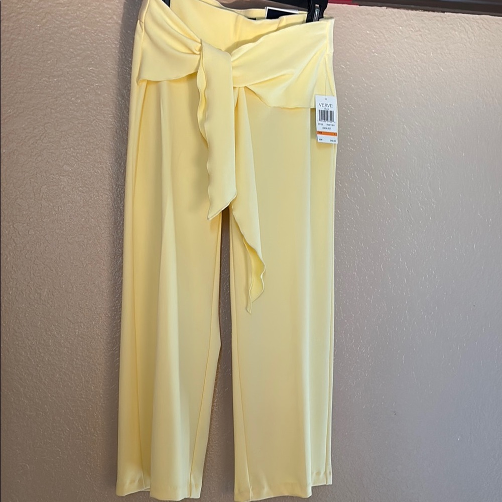 Yellow Wide Leg Pants and Jumpsuits Collection